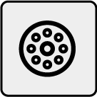 การบีบอัด 50% สามารถให้การซีล (น้ำ ฝุ่น อากาศ) ได้